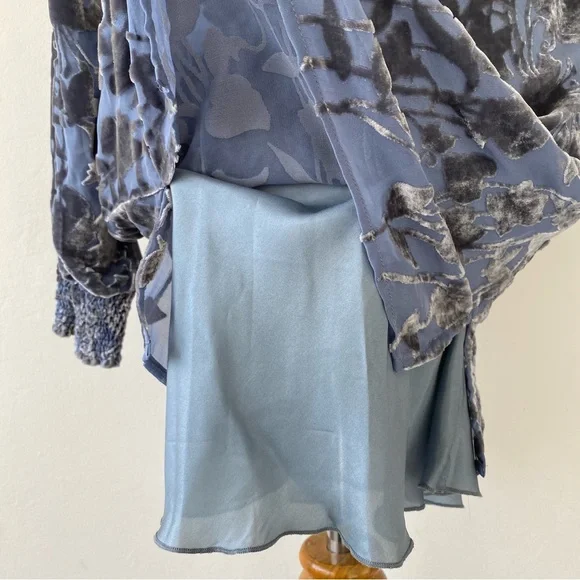 Johnny Was/ For love&Liberty Sheer Velvet Floral Dress
